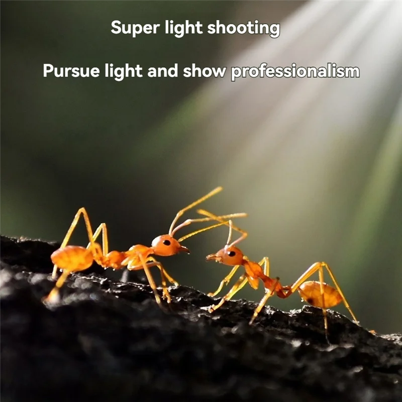 

-N07R APEXEL ZM100 10-20X Zoom Macro Lens For Smartphones HD Micro Lens Kit Supports Macro Photography