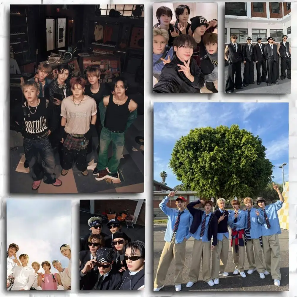 1 قطعة Kpop RIIZE الحصول على الغيتار الحديث ساكسي المشارك ذاتية اللصق الفن ورق مقاوم للماء ملصق مقهى بار غرفة جدار ديكور #1