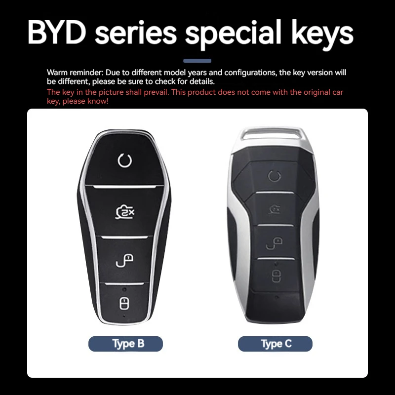 Car Key Case Full Cover Shell Holder Protection For BYD Tang EV600 Han EV Yuan ATTO 3 Song PLUS Pro MAX DMI Qin Auto Accessories