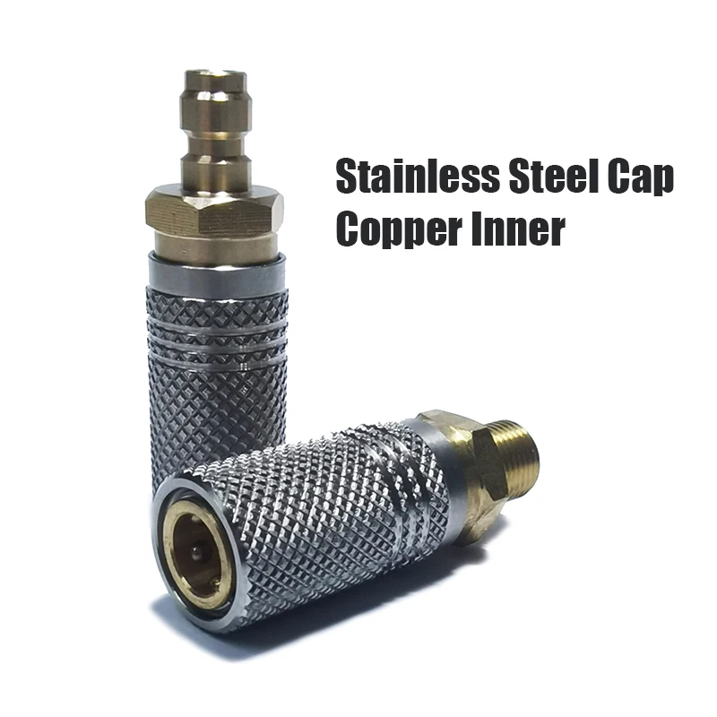 

Extended Air HPA Soft Charging Quick Release Adapter Adaptor Socket 1/8BSPP(G1/8) 8mm Male Fill Nipple Accessories