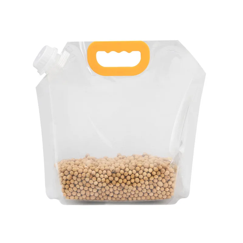 

Grains Storage Packaging Bag Reusable Cereals Moisture Insect Proof Sealed Bag Thickened Portable Food Rice Bean Container Bag