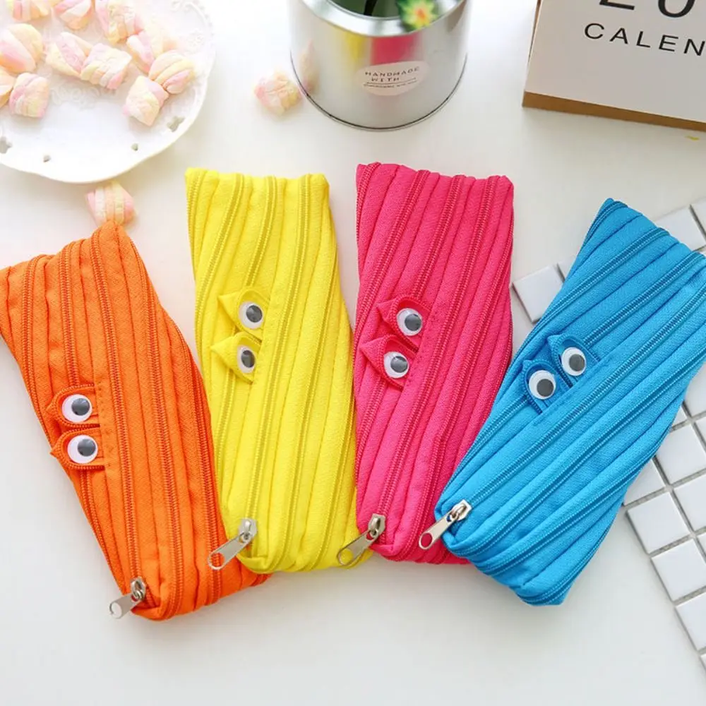 

Rabbit Ear Zipper Makeup Lipstick Bag Large Capacity Cartoon Students Pencile Bag Cosmetic Bag Desk Storage Organization