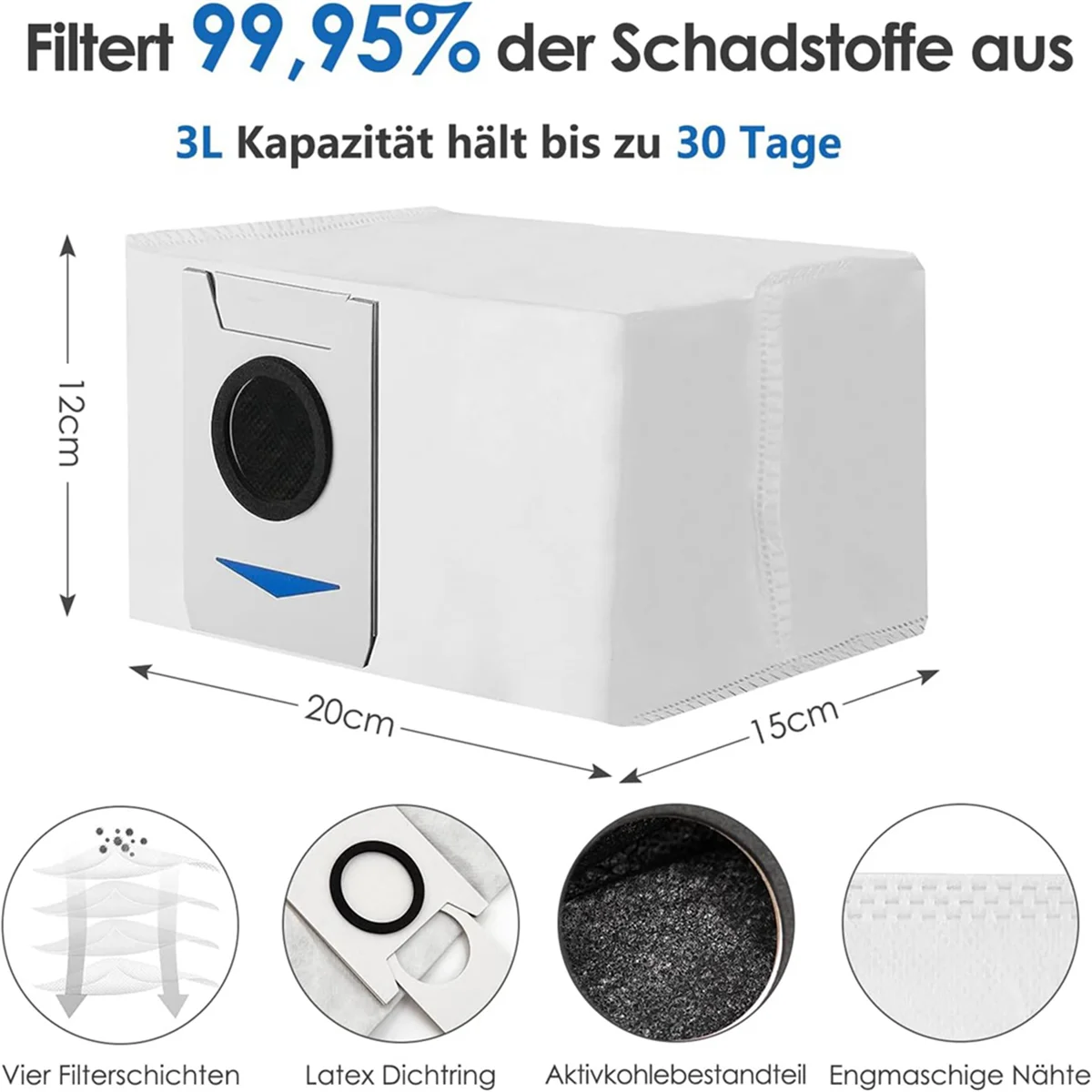

Top-r для Ecovacs Deebot T30/T30 Max/T30 Pro, аксессуары, щетка, ткань для швабры, HEPA-фильтр, сменный мешок для пыли, запасная часть