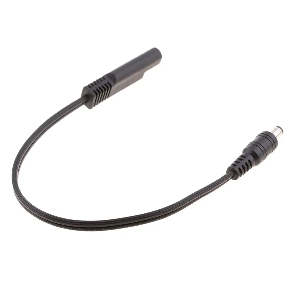 Cable de alimentación DC 5,5x2,1mm macho a SAE, conector automotriz, 18awg