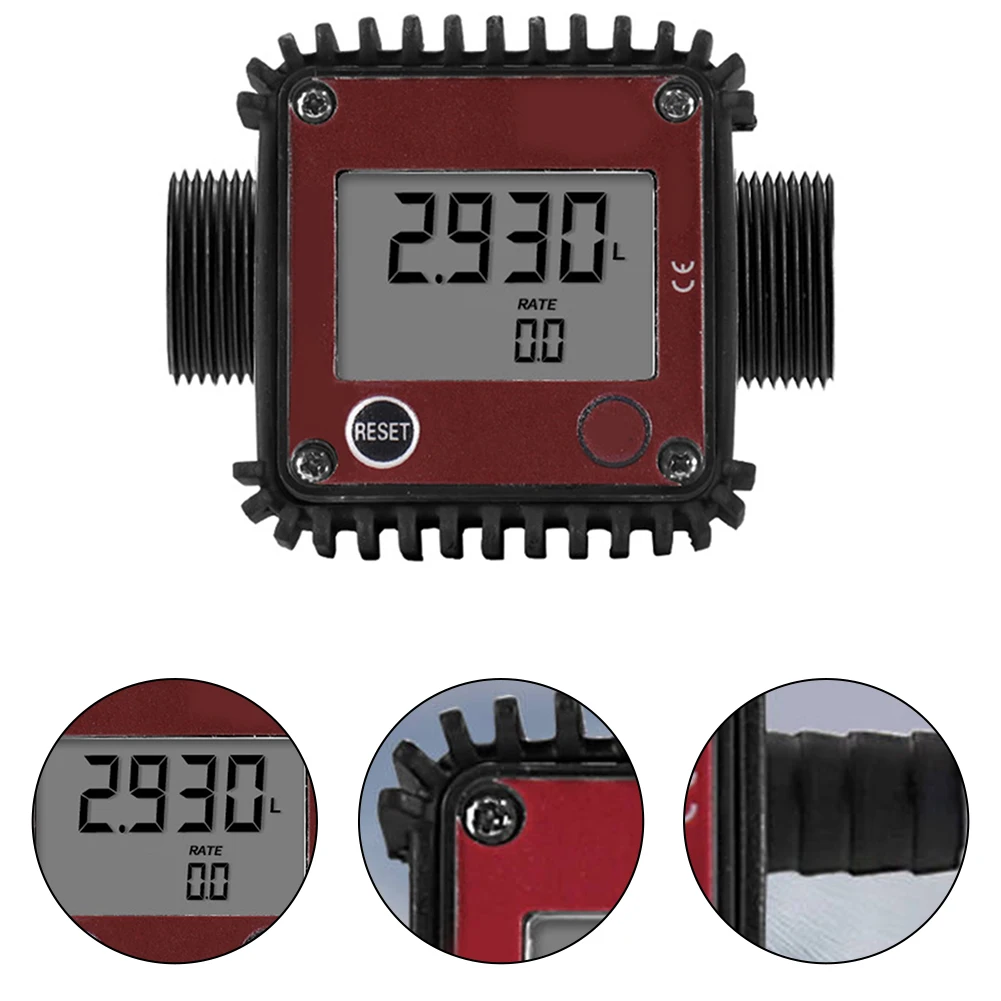 User Friendly DN25 External Thread Digital Display Gear Meter for Accurate Monitoring of Liquid Rates up to 100Lmin