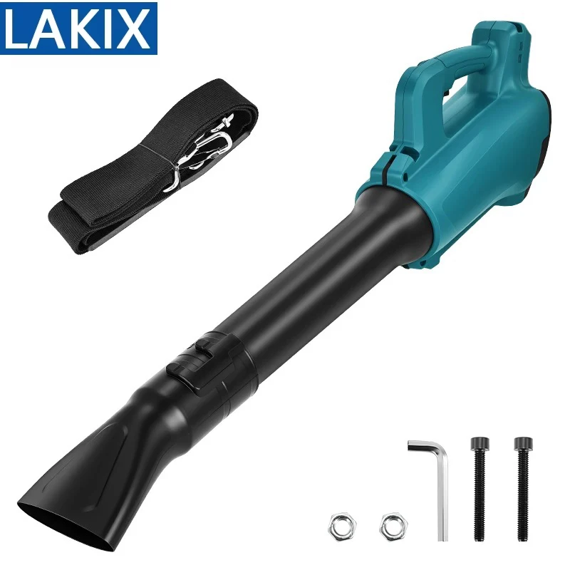 منفاخ هواء كهربائي لاسلكي بدون فرش يده المنزلية ورقة الغبار منفاخ الثلج أدوات تنظيف المحمولة لبطارية ماكيتا 18 فولت