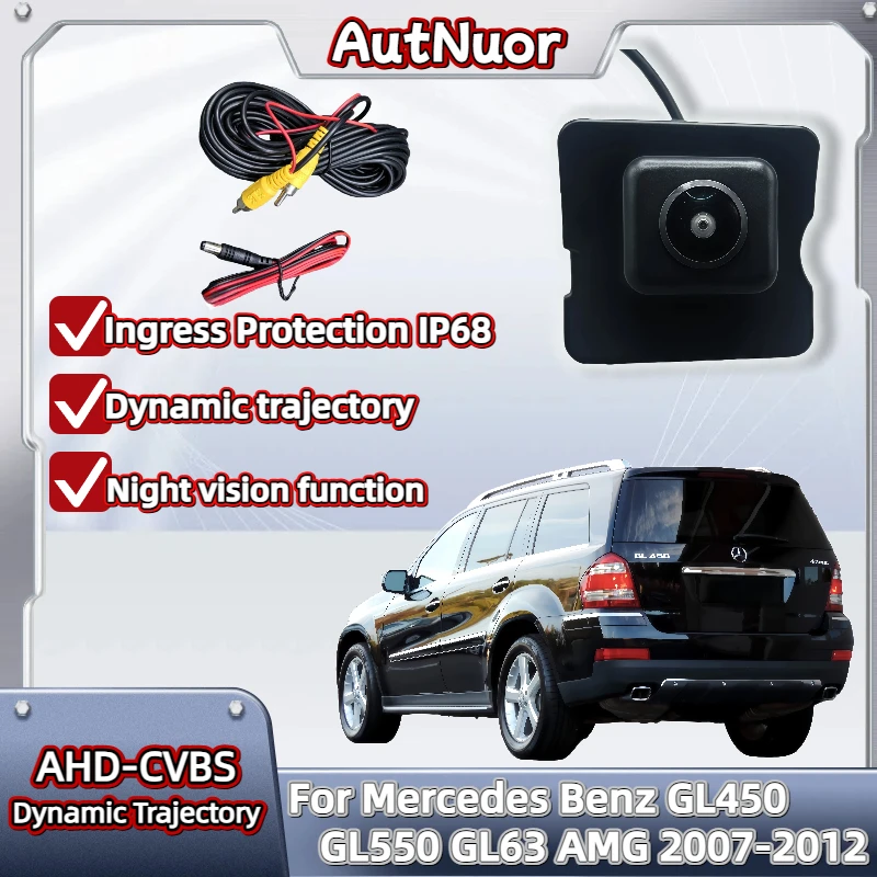

HD камера заднего вида «рыбий глаз» для Mercedes Benz GL450 GL550 GL63 AMG 2007-2012 ночного видения резервная парковочная камера заднего вида CCDFish