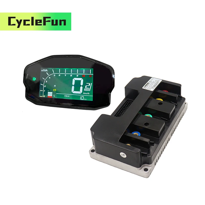 FarDriver NANJING ND72260 1KW-2KW 48V-72V DC 80A Phase 260A BLDC Sine Wave Electric Scooter Motor Controller With DKD Display