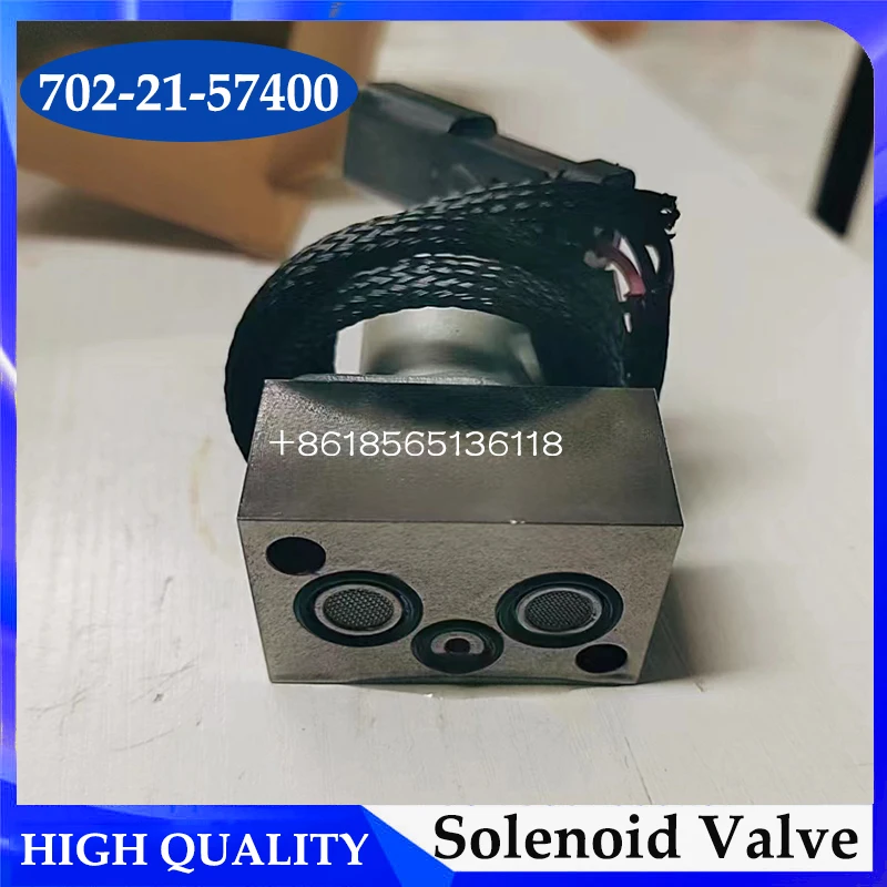 

PC200-7 PC210-7 PC200-8 Hydraulic Pump Solenoid Valves 702-21-57400 For Komatsu Excavator Parts 7022157400