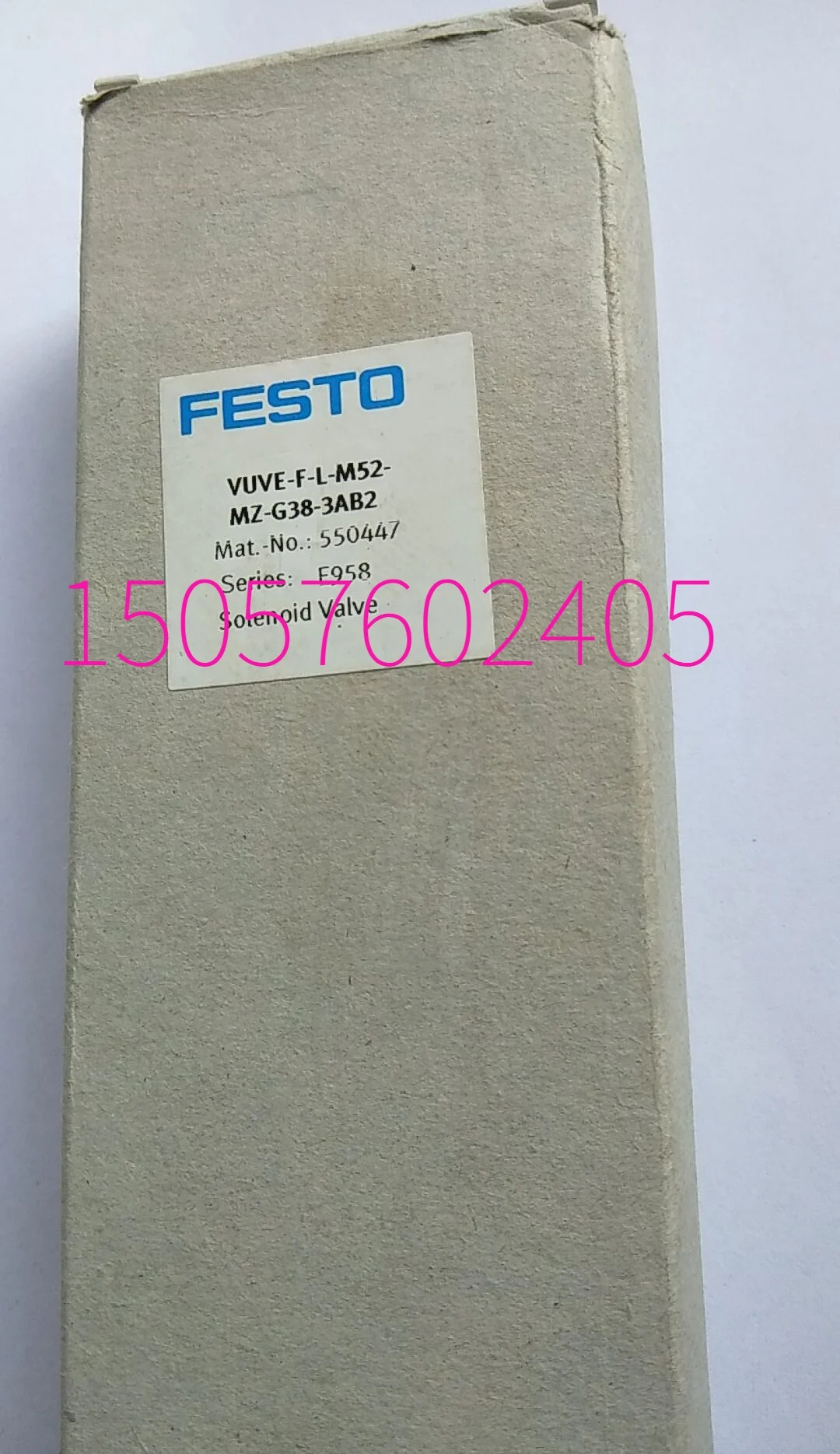 

Festo Vuve-F-L-M52-MZ-G38-3AB2 550447