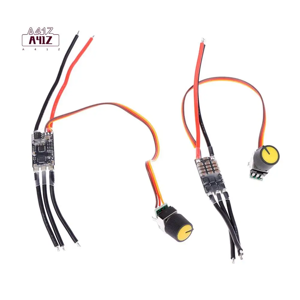A41Z-DC 7-26V Brushless Motor Driver DC Motor Drive Board Speed Controller Regulator With Potentiometer For Lipo 2-6S