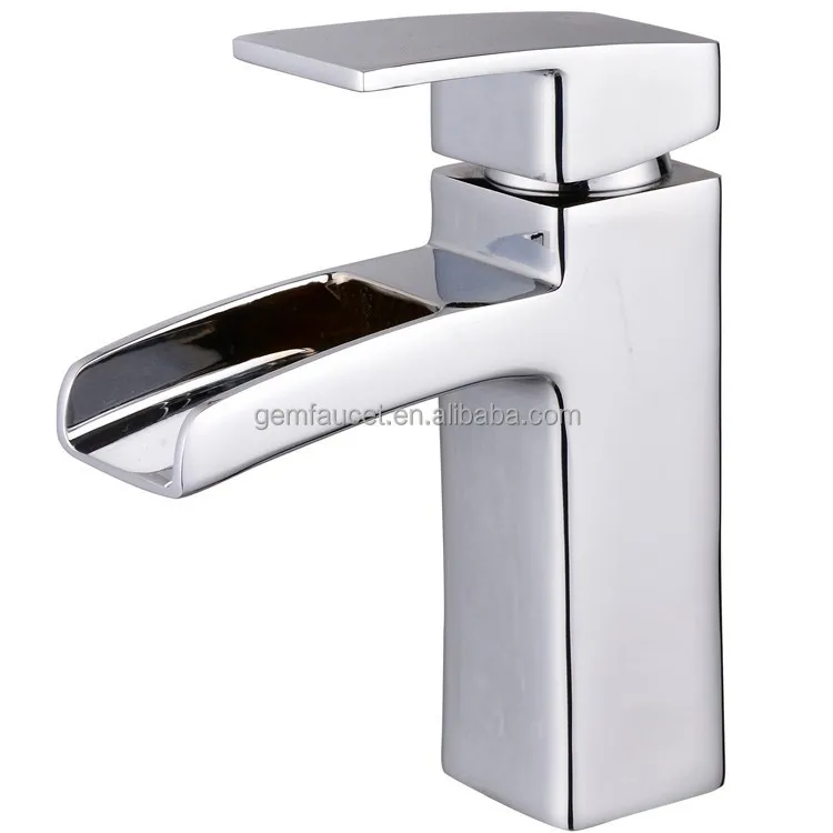 

Single Handle Brass Waterfall Basin Faucet
