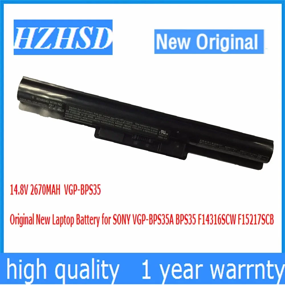 

14.8V 2670MAH VGP-BPS35 Original New Laptop Battery for SONY VGP-BPS35A BPS35 F14316SCW F15217SCB