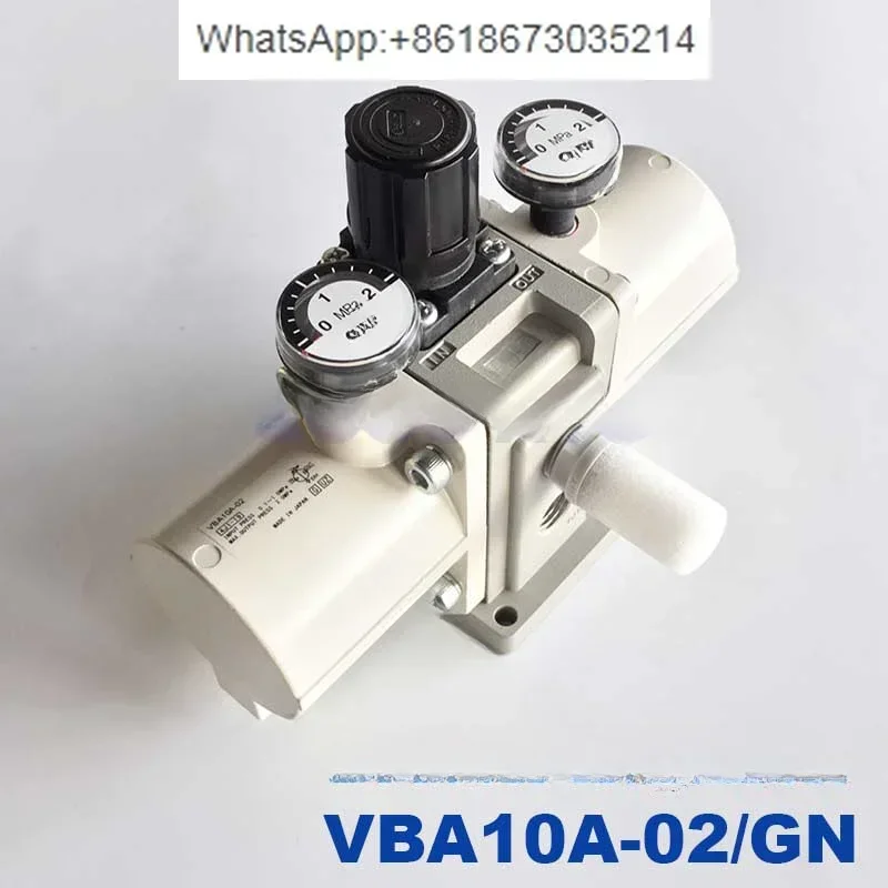 

VBA11A-02GN VBA10A-02 Pneumatic Booster Regulator 1/4 for Industrial Air Tank Accessories With Pressure Gauge