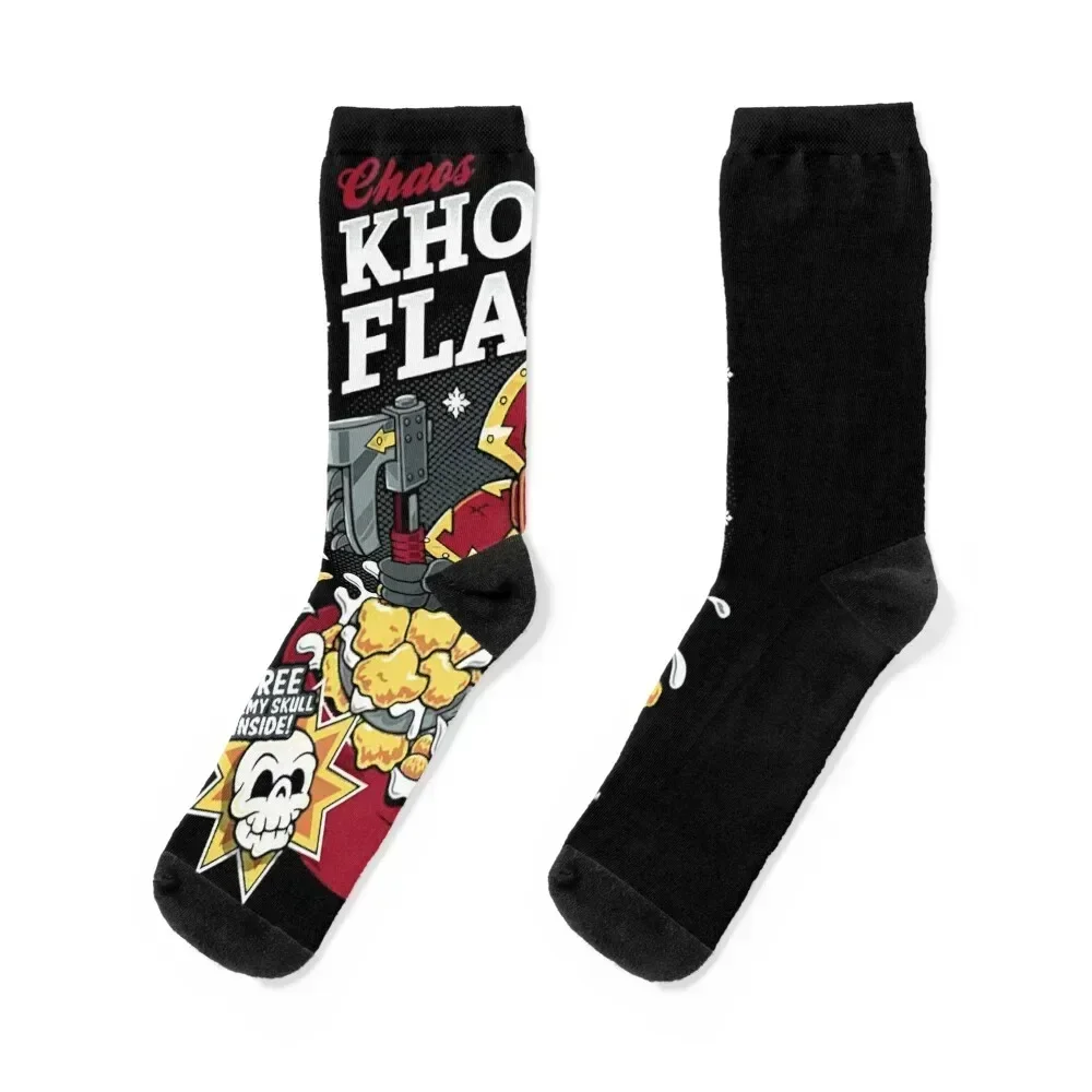

Chaos Khorne Flakes Socks fashionable bright garter basketball loose Men Socks Luxury Brand Women's