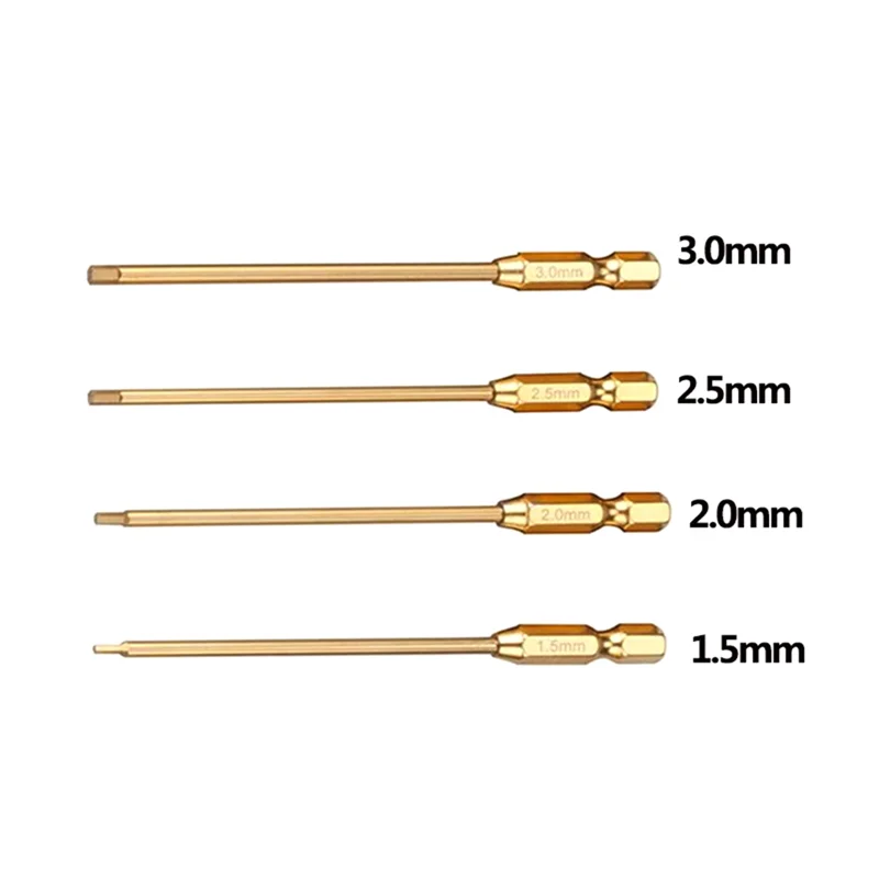 AS96-Hexagon ไขควงชุด 1.5, 2.0, 2.5, 3.0 มม.เปลี่ยนอัลเลนคีย์, hex ประแจเครื่องมือสําหรับรถยนต์ RC, Crawlers, เรือ A