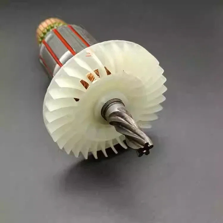 For Jinhua Baoyuan 26 Electric Hammer Rotor 5-Tooth Rotor 45mm Height 26C Electric Hammer Motor Yibo 26 Impact Drill Parts