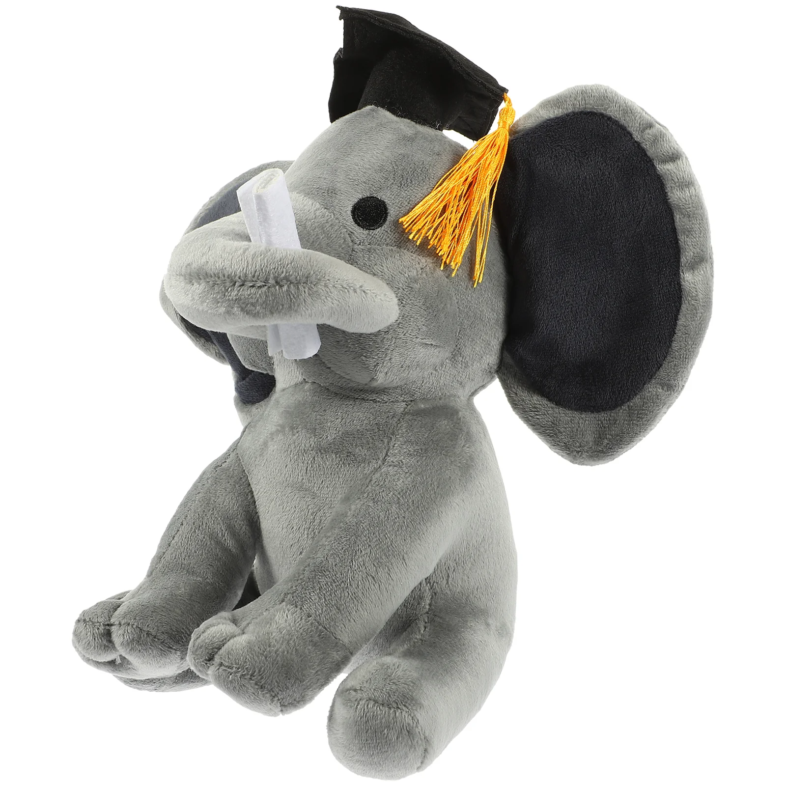 Luxury Graduation Gift Child Animal Plush Toy Pp Cotton Fabric Cartoon Elephant Adorable