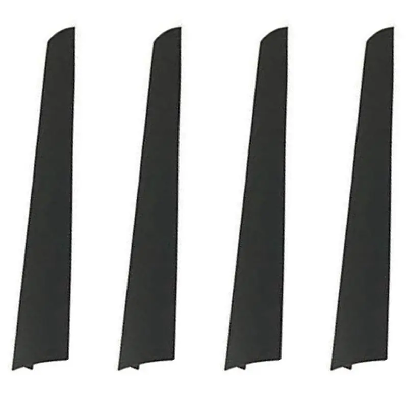 AC23-4X Silicone Stove Space Covers, Heat Resistant Oven Space Filler Seals Space Between Stovetop And Counter Black