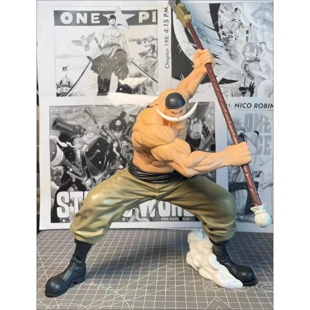 

Bandai Banpresto One Piece Grandista GROS Эдвард Ньюгейт Аниме Фигурка Модель Игрушки Настольная коллекция Куклы Подарки на складе