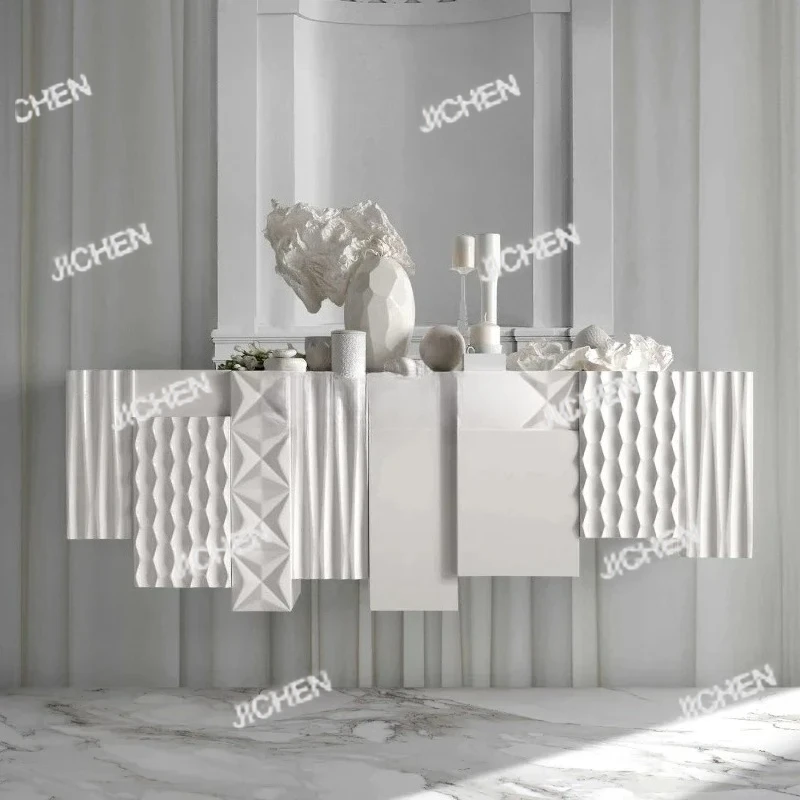 

Тумба-буфет JC в итальянском стиле, легкая роскошь, высококачественный декоративный шкаф в скандинавском стиле для гостиной