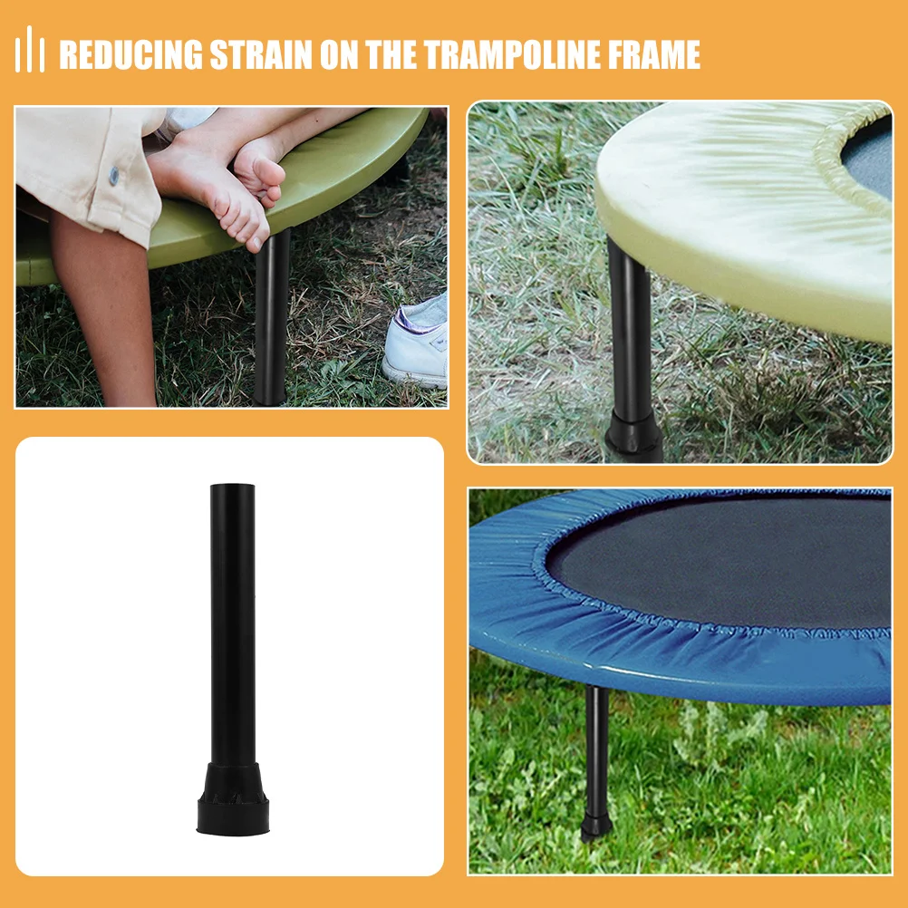 交換用トランポリン脚ステンレス鋼管ゴムパッド滑り止めカバー屋外用耐久性のあるバウンストランポリン脚