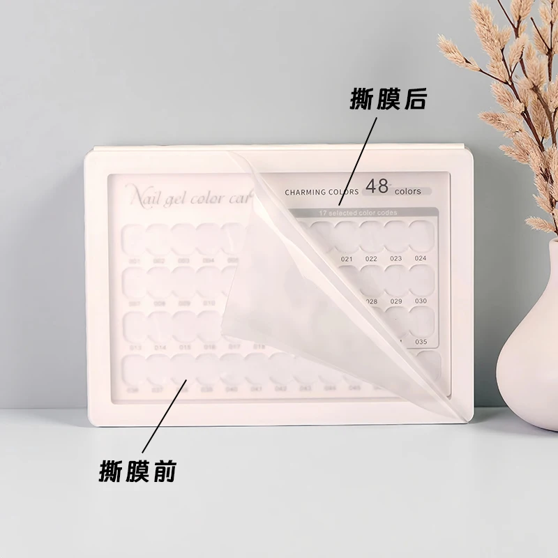 لوحة عرض ملونة لطلاء الأظافر، لوحة عرض طلاء الأظافر، حامل عرض الأظافر، بطاقة ألوان الأظافر، رف أدوات مانيكير