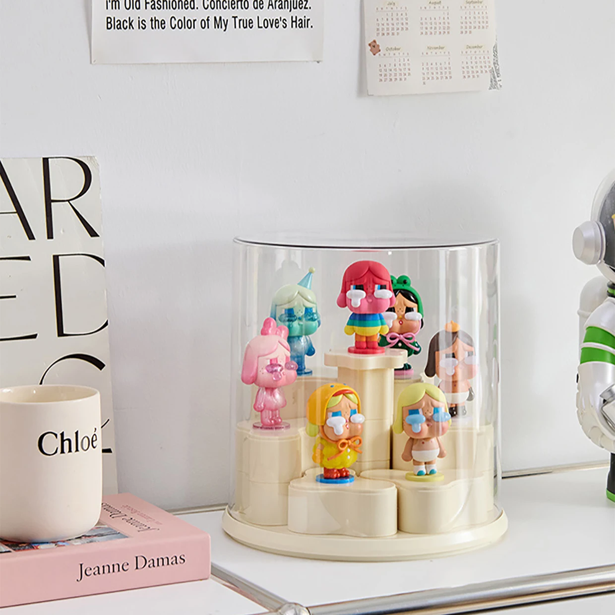 

Labubu Figure Display Case Showcase Doll Display Stand For Figurines Doll