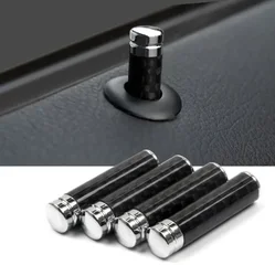 Carbon Fiber Door Lock Caps Pin for Volkswagen VW Rline Sagitar CC Lavida POLO Bora Lamando Passat Golf Santana Jetta