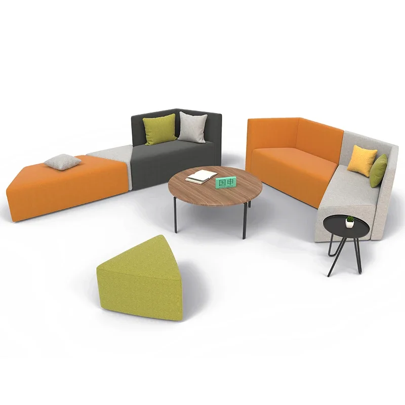 Modern Combined Office Sofa Furniture Hotel Library Station Airport Terminal Public Areas Waiting Room Modular Seats Sofa Cover