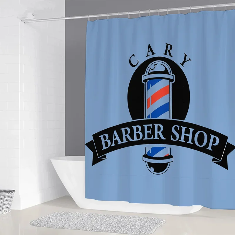 Things for the Bathroom Accessories Sets Luxury Barber Shop Shower Bath Curtain Curtains for Bedrooms Folding Partition Full Set