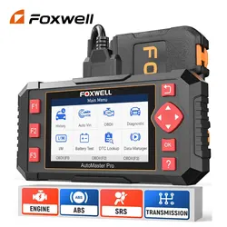 Newest FOXWELL NT604 Elite OBD2 Scanner ABS SRS Engine Code Reader Airbag Scanner Transmission Code Reader Car Diagnostic Tools