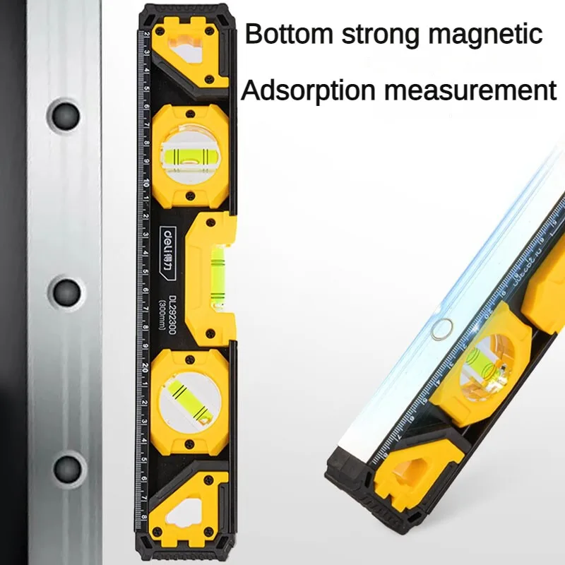 Imagem -03 - Deli-high Precision Nível Inclinômetro Balanceador de Água com Ímã Nível Bubble Gauge Ferramenta de Medição