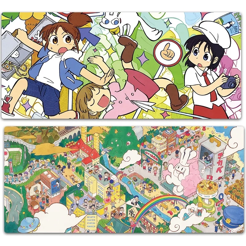 CITY THE ANIMATION Anime-Peripheriegeräte Minami Kumori Mitori Niikura Izumi Wako Mauspad in mehreren Größen, übergroße Tastatur-Schreibtischunterlage