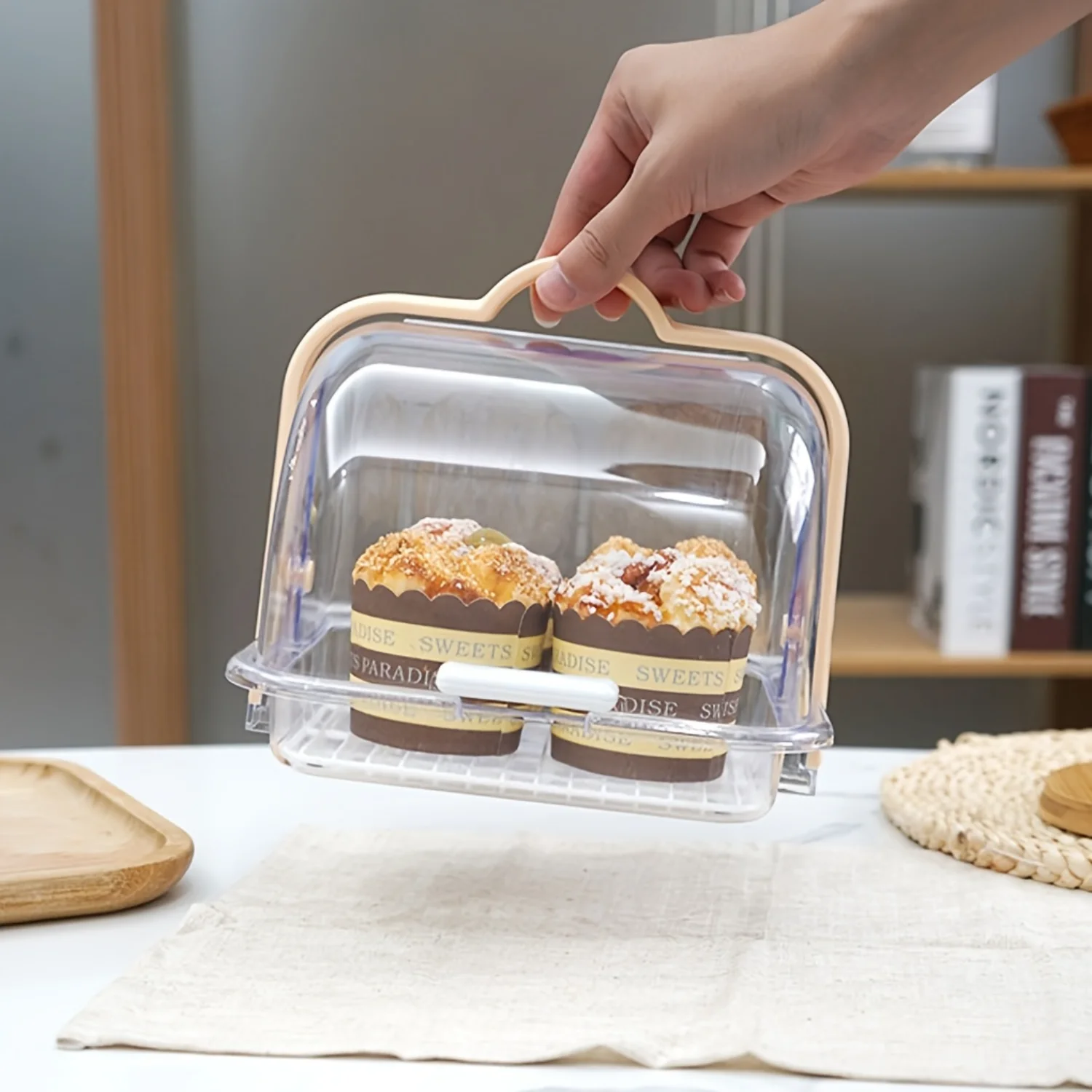 Draining Box, Mini Portable Sealed Cleaning Box For Bread Bowl Chopsticks , Sealed Cleaning Box, Bread Bowl, Chopsticks Box, Dra