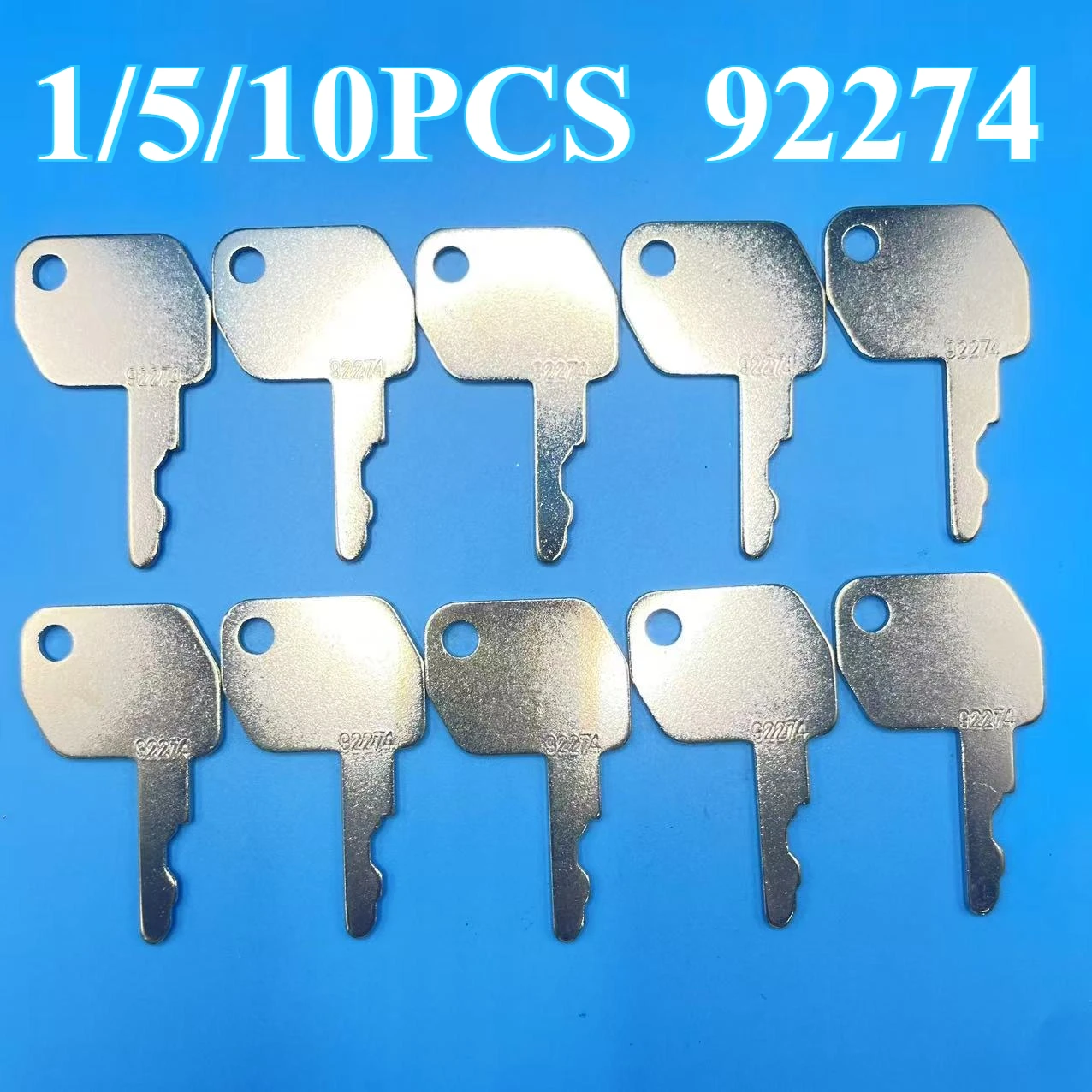 1/5/10PCS 92274 KEYS Ignition Key for Lucas Ford New Holland Case Tractor 1592 Engine