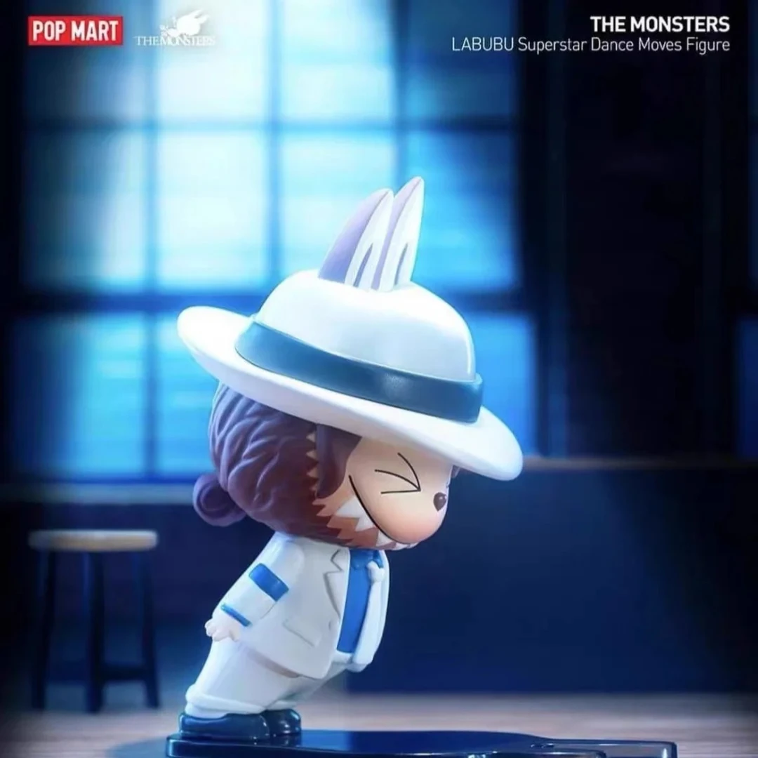 

Original POPMART Labubu Michael Jackson Overseas Exclusive Dance Star Limited Edition Kawaii Anime Action Surprise Birthday Gift