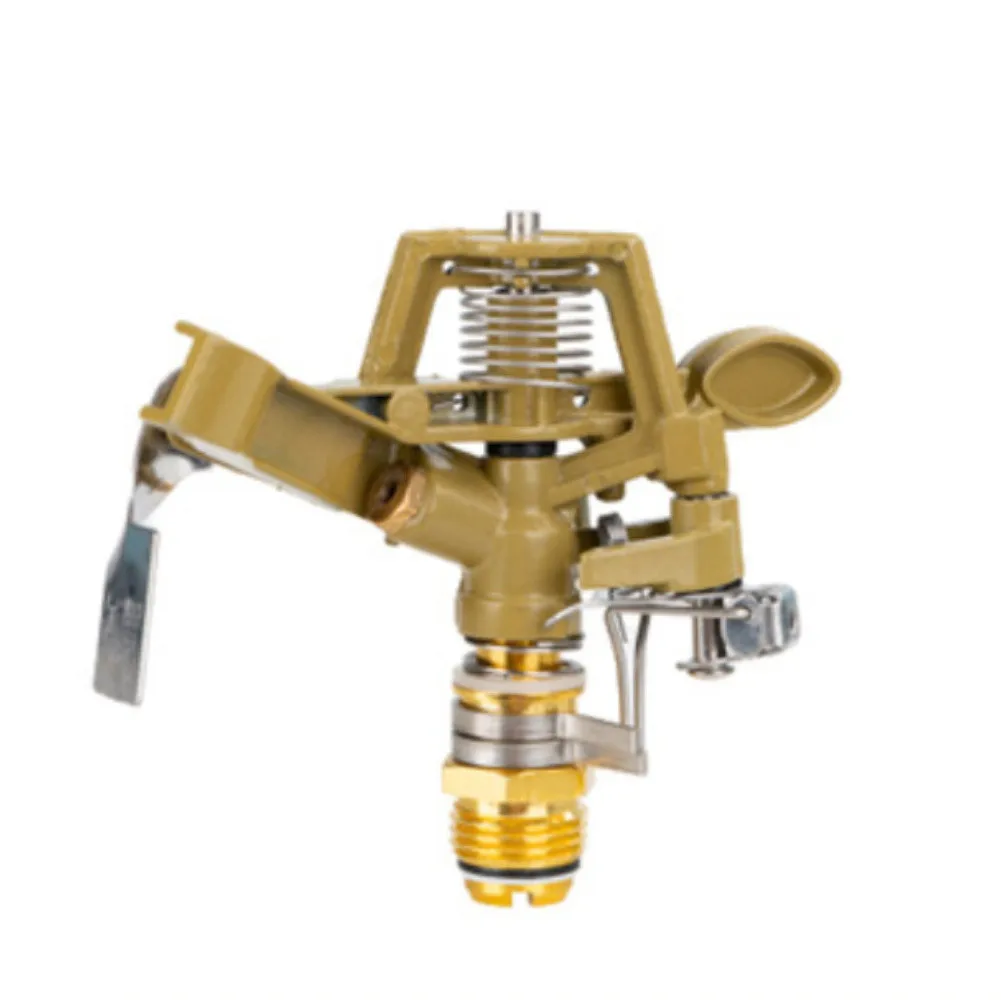 4 Points Aluminum Alloy Adjustable Swing Arm Sprinkler 360 Degree Rotation Adjustable Water Irrigation Nozzle For Garden
