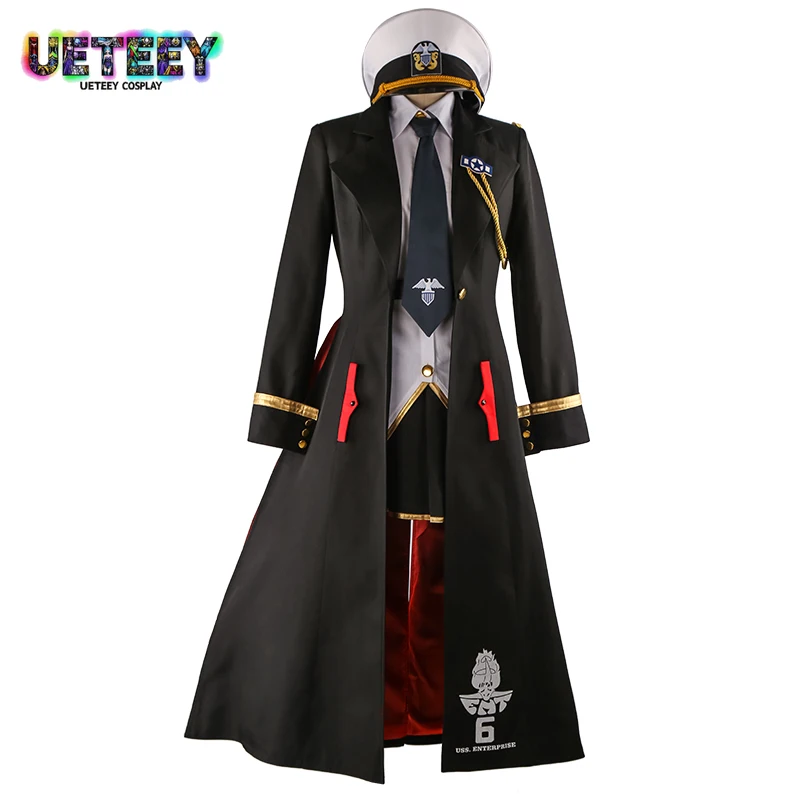 

UETEEY COS Cos Aircraft Carrier Kancolle Cosplay Costume Azur Lane Enterprise