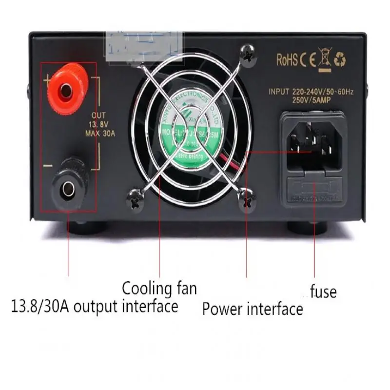 Power supply 13.8V 30A PS30SWI switching power supply short-wave base station operating power supply