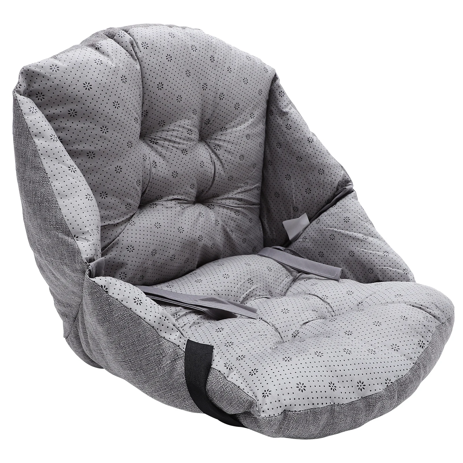 سميكة كرسي داعم للفقرات القطنية وسادة رمادي شتاء دافئ وسادة للمقعد للمنزل مكتب غرفة نوم غرفة المعيشة ديكور مسند الظهر العملي