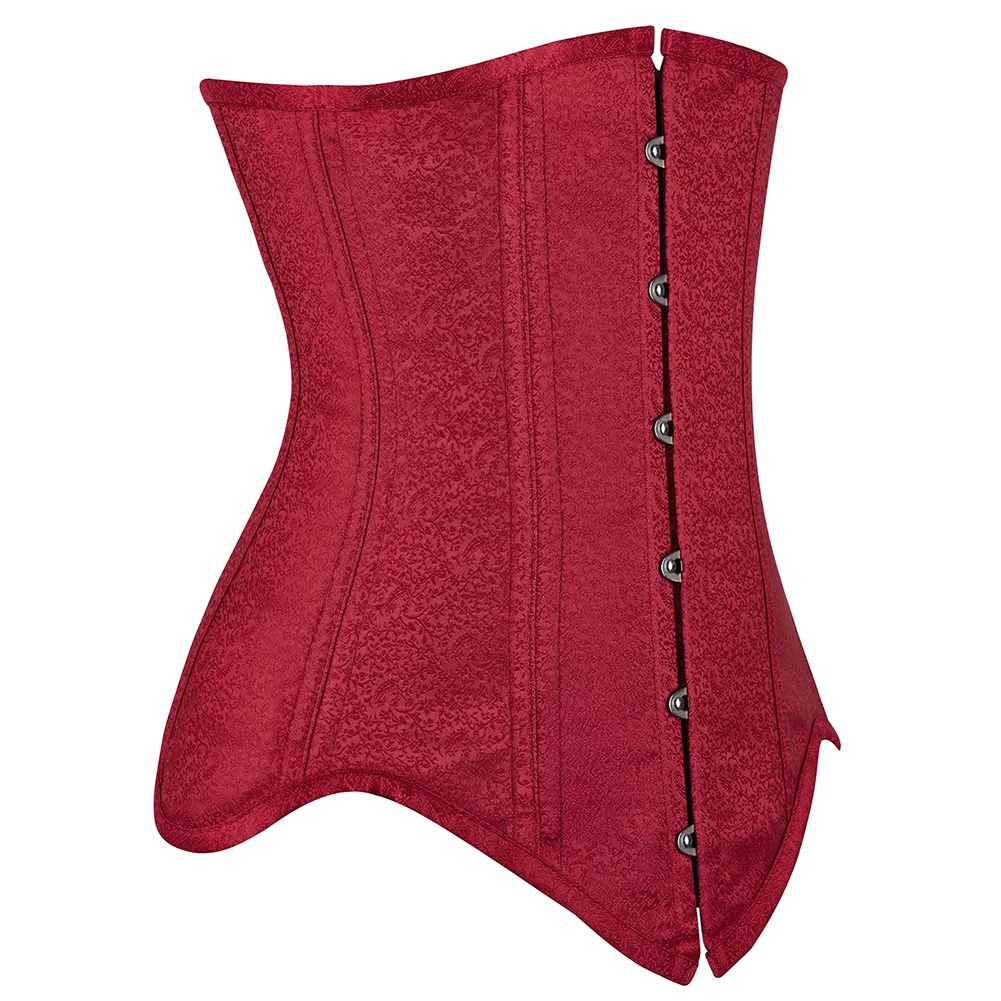 6 Buttons Red Underbust Corselet 15\