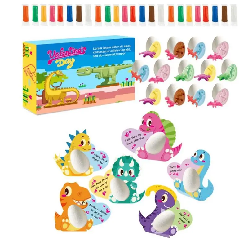 Ovos de dinossauro playdough ferramentas crianças moldando argila dinossauro ovo brinquedo páscoa dino ovos dinossauro argila playdough conjunto para o dia das crianças