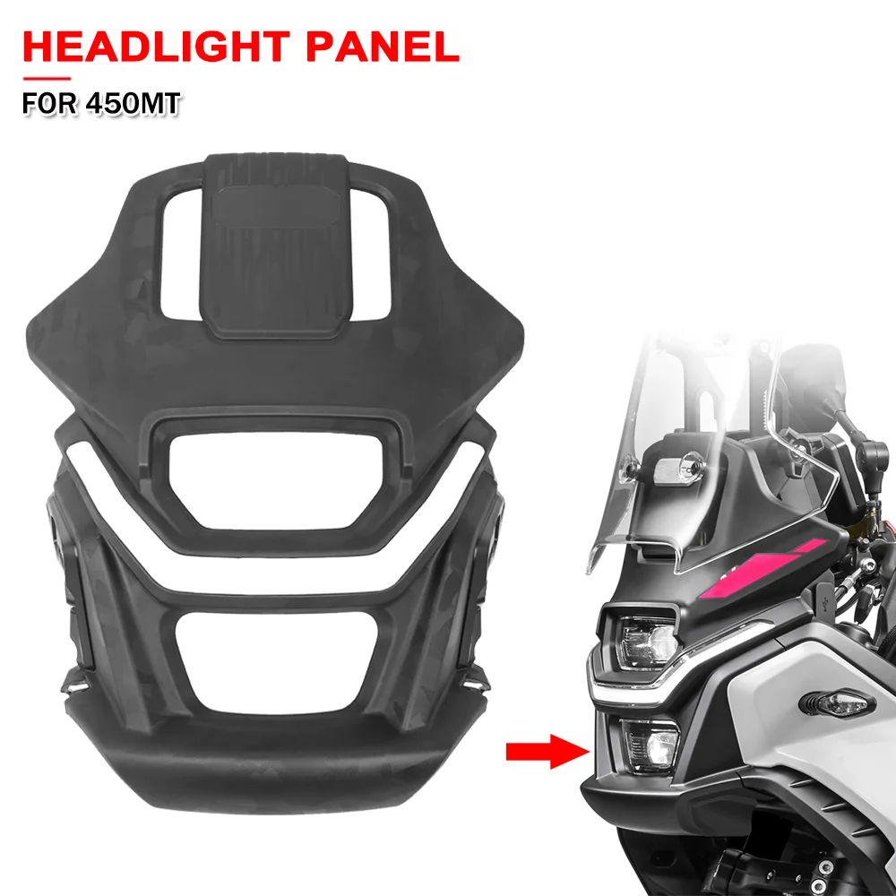 

Motorcycle Headlight Housing Panel Decorative Shell Front Head Light Covers Accessories For CFMOTO 450MT 450 MT Fairing Guard