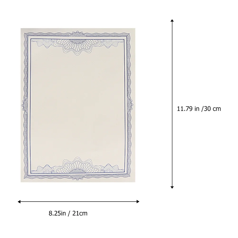 10 قطعة ورق شهادة A4 فارغ ممتاز متعدد الأغراض ورق بطاقات داخلي لجوائز التخرج شهادات مدرسية قابلة للطباعة #6