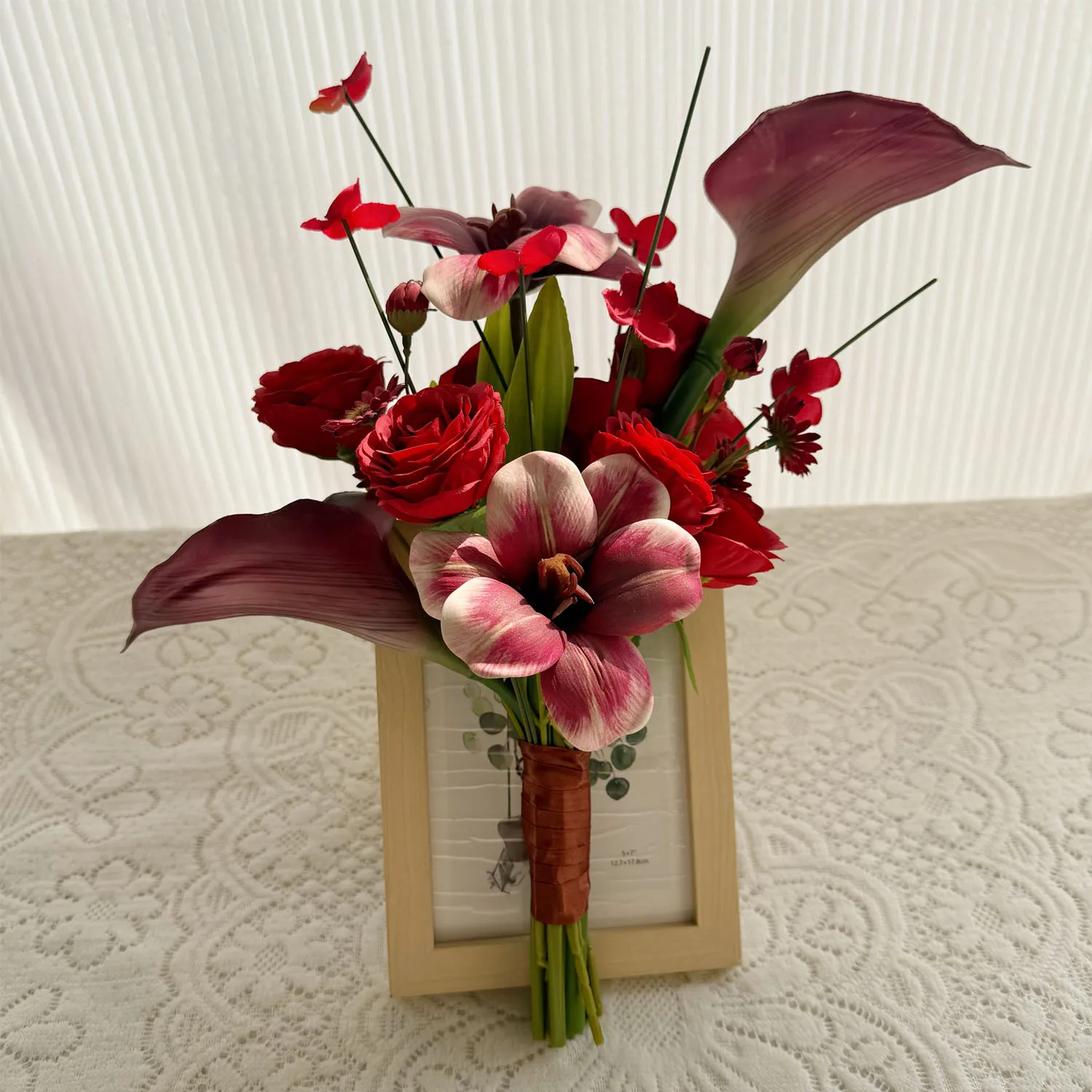 

Свадебные ручные искусственные цветы, новые китайские ретро ouhe Qupao, ручной букет невесты, реквизит для фотосъемки, украшения для дома...