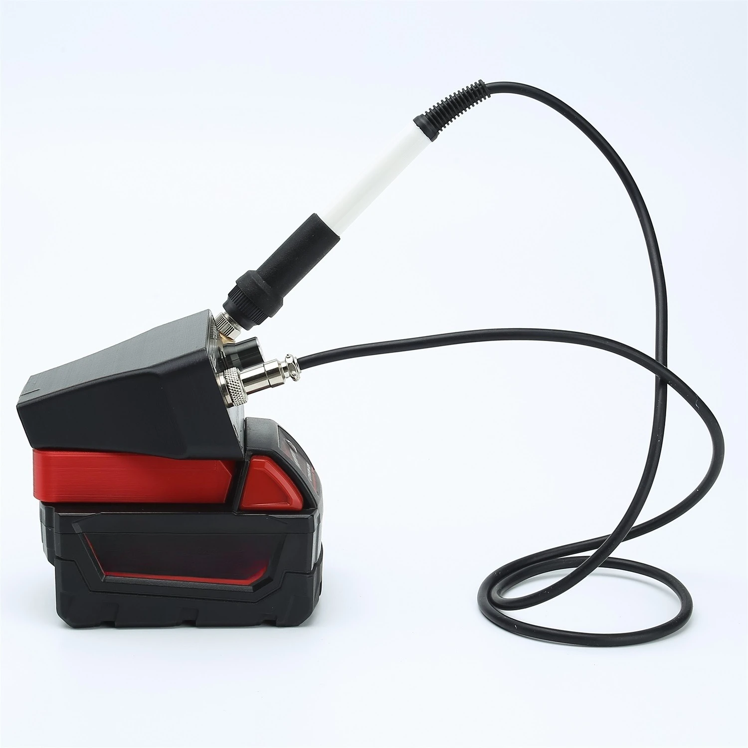 

Паяльная станция T12 с цифровым OLED-дисплеем, инструмент для пайки, совместимый с аккумулятором Milwaukee 18v (аккумулятор в комплект не входит)