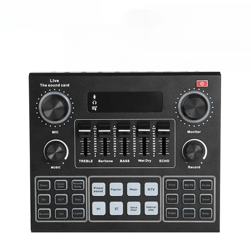 Sound card USB sound card, live singing computer mobile phone universal sound card
