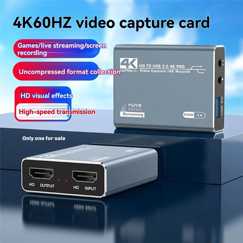 

APPLIA-карта видеозахвата 4K 60 Гц-совместимый игровой рекордер USB 3.0 1080P 60 кадров в секунду для захвата игр в реальном времени