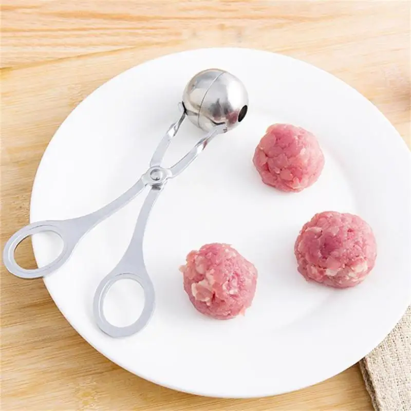 

Meat Ball Maker Tool Stainless Steel Clip Round Rice Ball Shaper Spoon Meatball Making Mold Non Stick Stuffed Kitchen Gadget